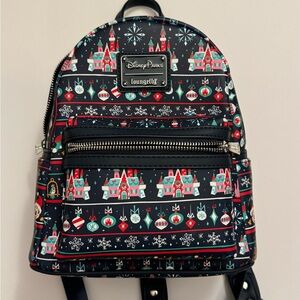 Disney Loungefly Christmas Mini Backpack